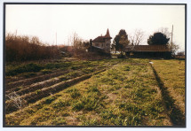 Photographie couleur de la maison du jardinier de Riond-Bosson (après la destruction de la propriété?)