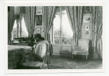 Photographie de la chambre à coucher d'Hélène Paderewska à Riond-Bosson