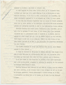 Lettre (dactylographiée, annotée et non signée) adressée par Paderewski au maréchal Pétain, le 28 août 1940