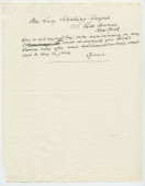 Télégramme non daté adressé par Paderewski à Lucy Ernest Schelling, 863 Park Avenue à New York