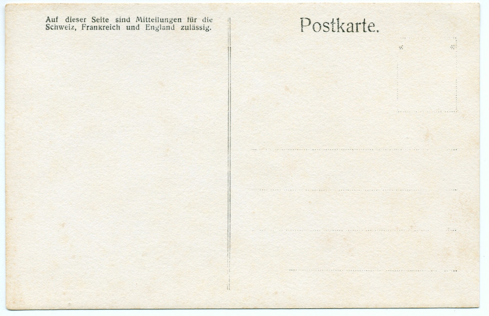 Carte postale du pianiste et pédagogue Carl Eschmann-Dumur (1835-1913), dédicacée «à I. J. Paderewski, son sincère admirateur, Carl Eschmann-Dumur, 27 mars 1906»