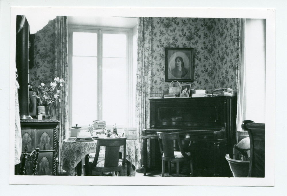 Photographie de la chambre d'Antonina Wilkonska, au 3e étage de Riond-Bosson