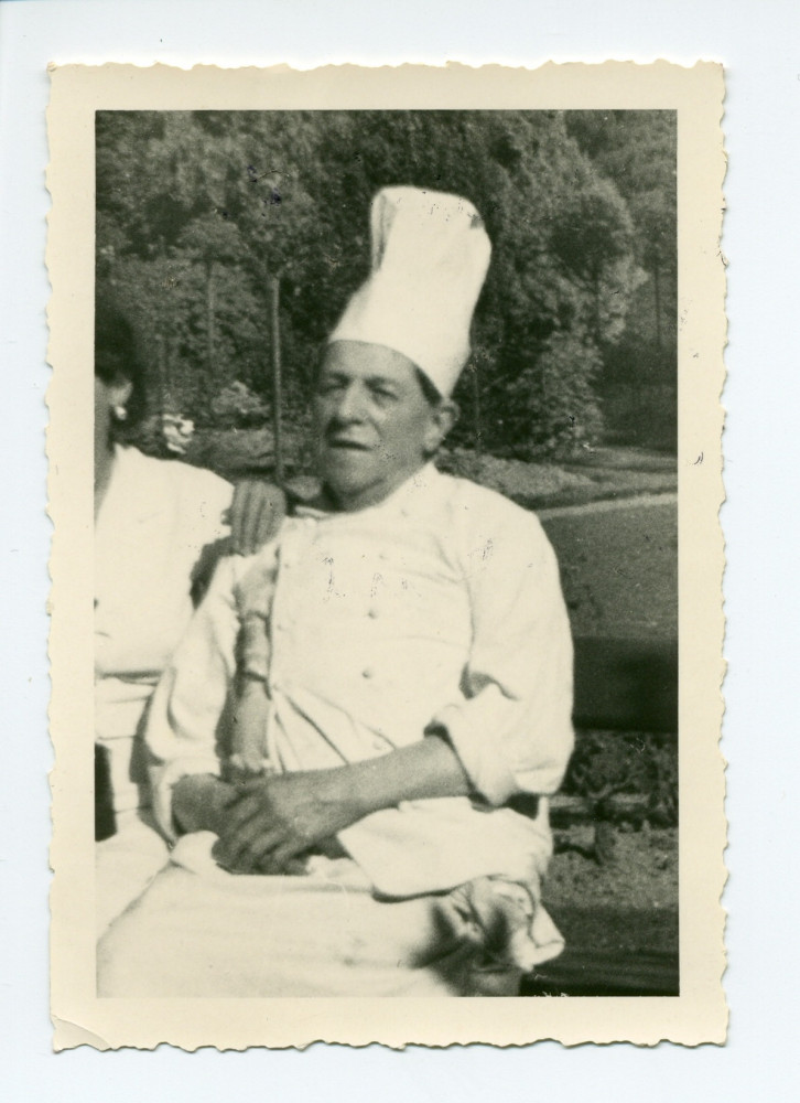 Photographie de Joseph Zumkeller, dernier cuisinier de Paderewski à Riond-Bosson
