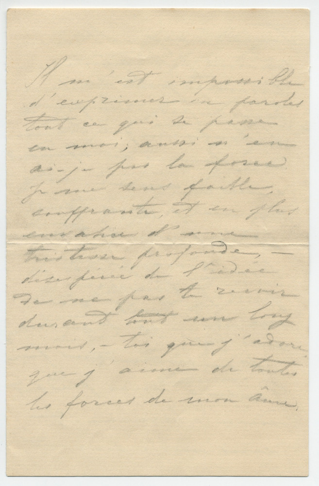 Lettre adressée par Annette Essipoff-Leszetycka à Paderewski, sans lieu ni date