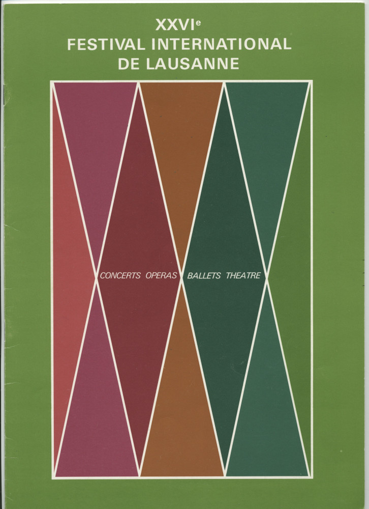 Libretto du concert donné le 29 juin 1981 au Théâtre de Beaulieu, dans le cadre du 26e Festival international de Lausanne, par l'Orchestre philharmonique de Cracovie dirigé par Jerzy Katlevicz, interprètes entre autres de la «Fantaisie polonaise» de Pad.