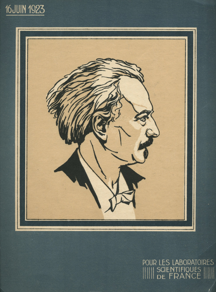 Programme du récital offert par Paderewski le 16 juin 1923 au Théâtre des Champs-Elysées à Paris («gracieusement prêté par M. Jacques Hébertot») au profit des Laboratoires scientifiques français