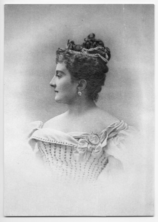 Photographie de la princesse Rachel Bibesco de Brancovan (1847-1923)