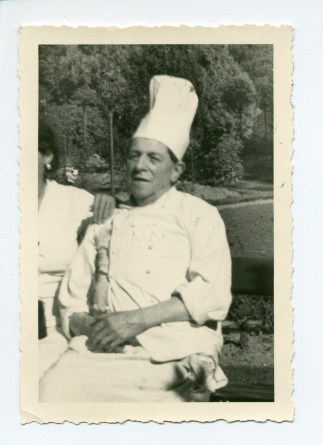Photographie de Joseph Zumkeller, dernier cuisinier de Paderewski à Riond-Bosson