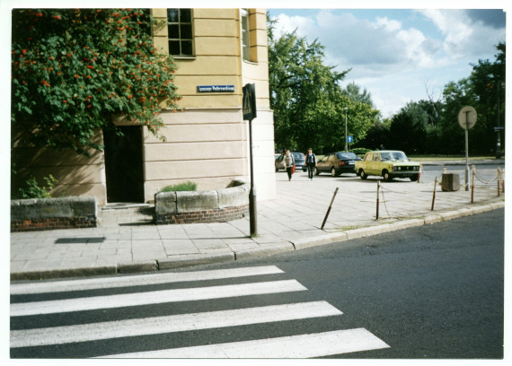 Photographie de la rue Ignace Paderewski à Bydgoszcz, chef-lieu actuel de la voïvodie de Couïavie-Poméranie (Bromberg à l'époque prussienne)
