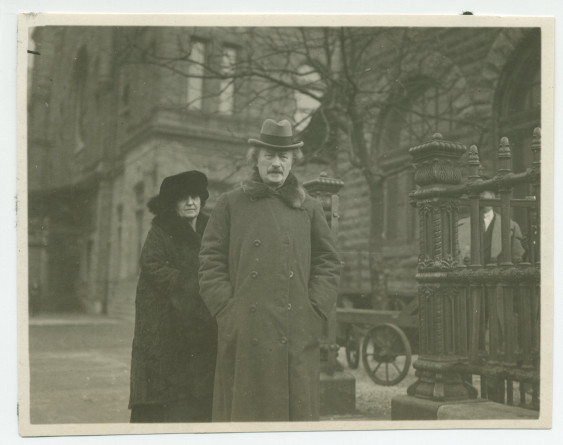 Photographie d'Ignace et Hélène Paderewski à Louisville, dans le Kentucky, le 24 janvier 1924
