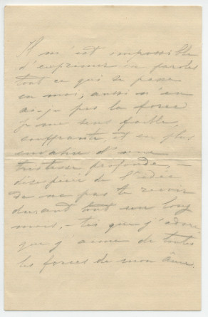 Lettre adressée par Annette Essipoff-Leszetycka à Paderewski, sans lieu ni date
