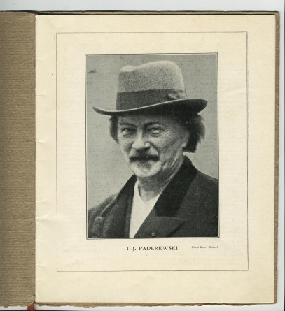 Libretto du concert organisé le 9 juin 1923 au Théâtre du Châtelet à Paris par l'Association des Concerts-Colonne au bénéfice du Monument Edouard Colonne avec le concours de Paderewski dans le Concerto «L'Empereur» de Beethoven (a-e)