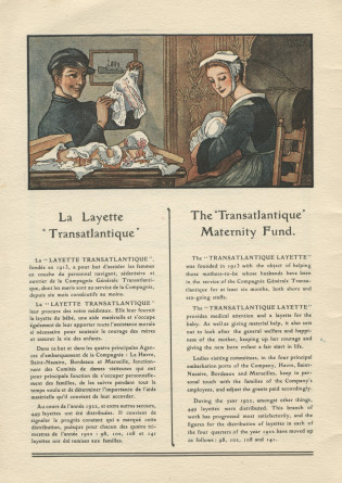 Libretto (bilingue français-anglais) de la Fête de bienfaisance organisée le 3 novembre 1925 à bord du paquebot «Paris» au profit des Sociétés de secours aux naufragés et Œuvres d'assistance patronnées par la Compagnie générale transatlantique (a-e)