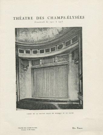 Libretto des trois récitals de gala donnés par Paderewski les 12, 16 et 23 juin 1928 au Théâtre des Champs-Elysées à Paris (a-e)