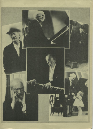 Libretto illustré et documenté du «Paderewski Twentieth American Tour Souvenir Program» [récital-souvenir de la 20e tournée américaine de Paderewski] donné le 2 avril 1939 au Shrine Auditorium de Los Angeles (Californie) (s-t)