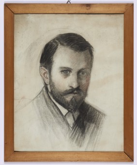 Portrait d'Henryk Opienski (dessin d'auteur inconnu)