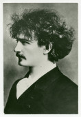 Photographie de profil de Paderewski vers 1900