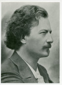 Photographie de profil de Paderewski vers 1910
