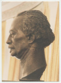 Photographie du buste de Paderewski réalisé à New York en 1939 par le sculpteur polonais Alfons Karny