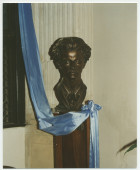 Photographie du buste de Paderewski réalisé par Walerian Januszkiewicz, exposé au Palais Puskowski de Varsovie