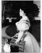 Reproduction photographique du portrait peint d'Hélène Paderewska réalisé en 1909 par Charles Giron