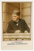 Photographie couleur du «Président Georges Clémenceau [1841-1929]» par Henri Manuel («procédé Astracolor»)