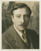 Photographie moirée du pianiste, compositeur et chef d'orchestre américain d'origine suisse Ernest Schelling par Herbert Mitchell