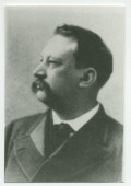 Photographie du chef d'orchestre allemand Theodore Thomas (1835-1905), fondateur de l'Orchestre symphonique de Chicago