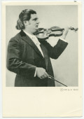Photographie du violoniste belge Eugène Ysaÿe (1858-1931) par son fils Antoine