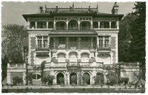 Carte postale avec légende représentant la «villa Paderewski» de Riond-Bosson depuis le sud (de face) – éditée par O. Sartori à Genève
