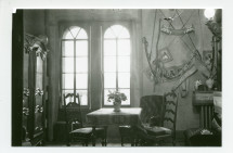 Photographie de la bibliothèque du 3e étage de Riond-Bosson, à côté de la chambre d'Antonina Wilkonska
