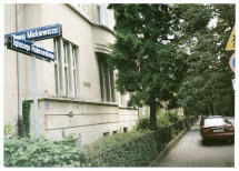 Photographie de la rue Ignace Paderewski à Bydgoszcz, chef-lieu actuel de la voïvodie de Couïavie-Poméranie (Bromberg à l'époque prussienne)