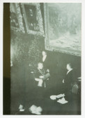 Photographie de Paderewski recevant la bourgeoisie d'honneur de la ville de Lwów en octobre 1910 à l'occasion du centenaire de la naissance de Chopin