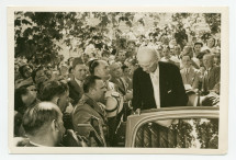 Reportage photographique réalisé à l'occasion du dernier discours prononcé par Paderewski à Oak Ridge (New Jersey), le 22 juin 1941, devant des vétérans polonais de la Première Guerre mondiale