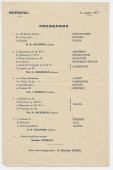 Programme du récital donné le 13 octobre 1917 à Rapperswil par la pianiste H. Wierzbicka (entre autres musiciens), interprète notamment du «Chant du voyageur» op. 8 n° 2 et du Caprice op. 14 n° 3 de Paderewski
