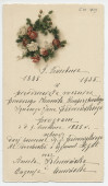 Programme (manuscrit en polonais) du récital-anniversaire «1885-1935» donné le 9 avril 1935 à Riond-Bosson
