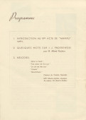 Libretto de l'hommage organisé par Radio-Lausanne le 7 novembre 1940 au Théâtre municipal pour célébrer le 80e anniversaire de Paderewski (f-i)
