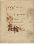 Programme de l'audition donnée par Paderewski le 18 juillet 1889 sur la galerie d'honneur de l'Exposition universelle de 1889 à Paris, sous l'égide des Pianos Erard