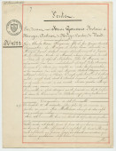 Acte n° 4222 de vente d'un immeuble sis «Au Molliau», sur la commune de Tolochenaz, réalisée le 15 décembre 1888 devant le notaire Henri Gonvers, à Morges, par M. Jean Charles César Benjamin, fils de feu Georges Louis de Beausobre, à Morges