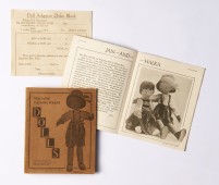 Catalogue de commande des poupées polonaises d'Hélène Paderewska en faveur du Comité national américain du Polish Victim's Relief Fund à New York