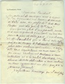 Lettre adressée de Paris le 9 décembre 1928 à «Mon cher Président» Paderewski par le maréchal Foch