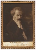 Photographie dédicacée de Paderewski réalisée par le studio Hartsook